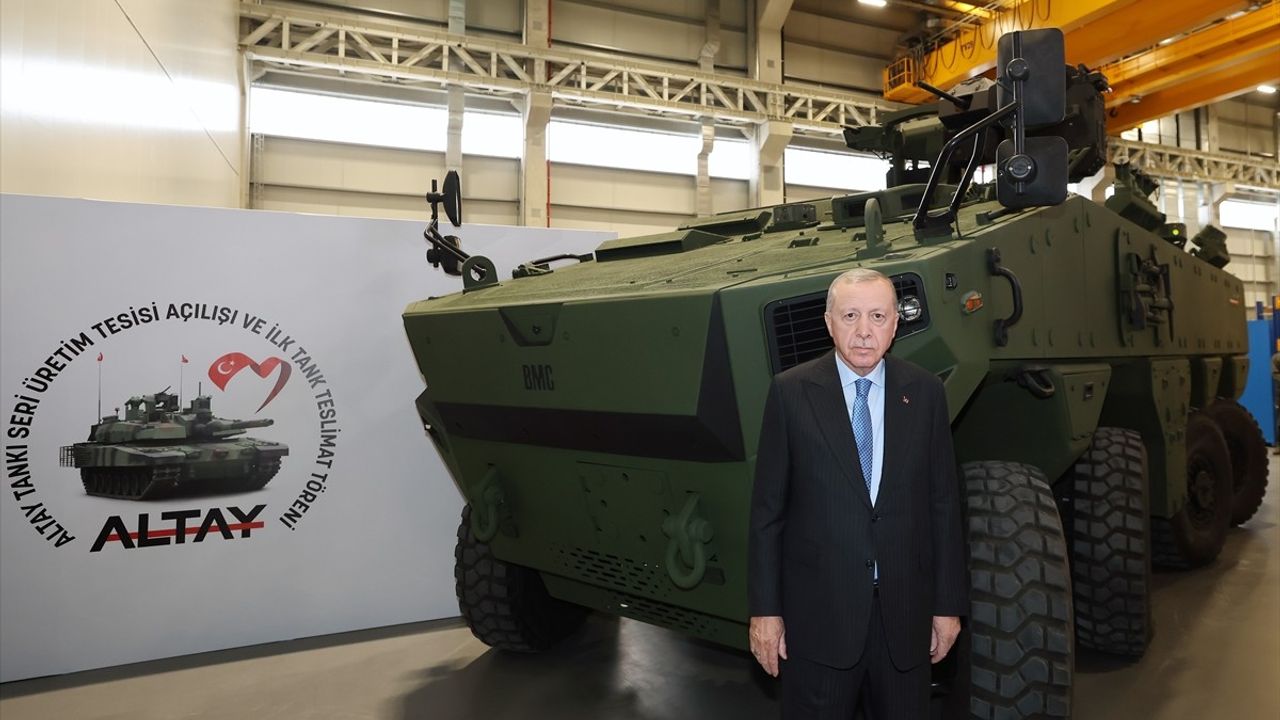 Erdoğan: Altay Tanklarının İlkini Ordumuza Teslim Ettik