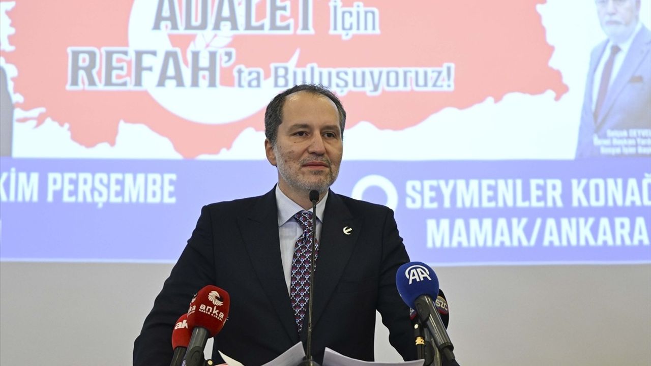 Fatih Erbakan: Yeniden Refah'ta Mağduriyete Son, Adalet ve Refah