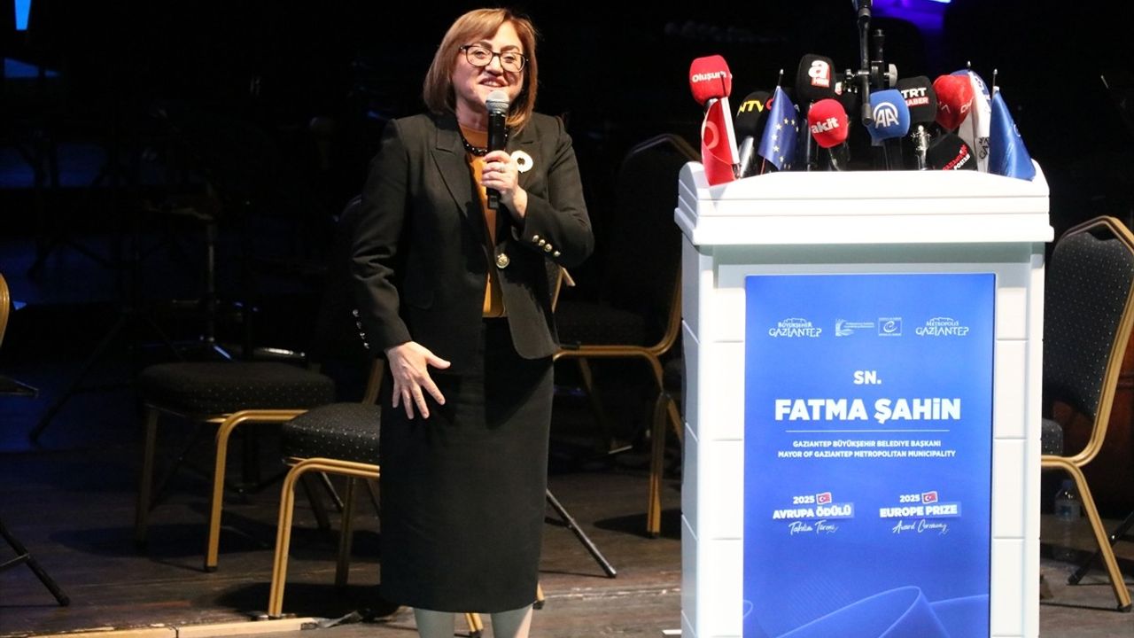Gaziantep'e 2025 Avrupa Ödülü: Avrupa Konseyi'nden Yerel Yönetim Onuru