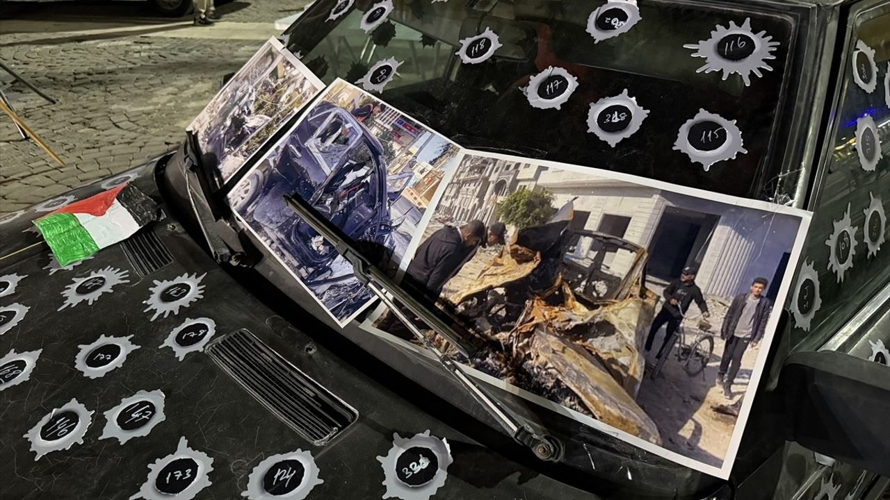 Gaziantep'te Küresel Sumud Filosu Protestosu: İsrail'in Saldırısı Kınandı