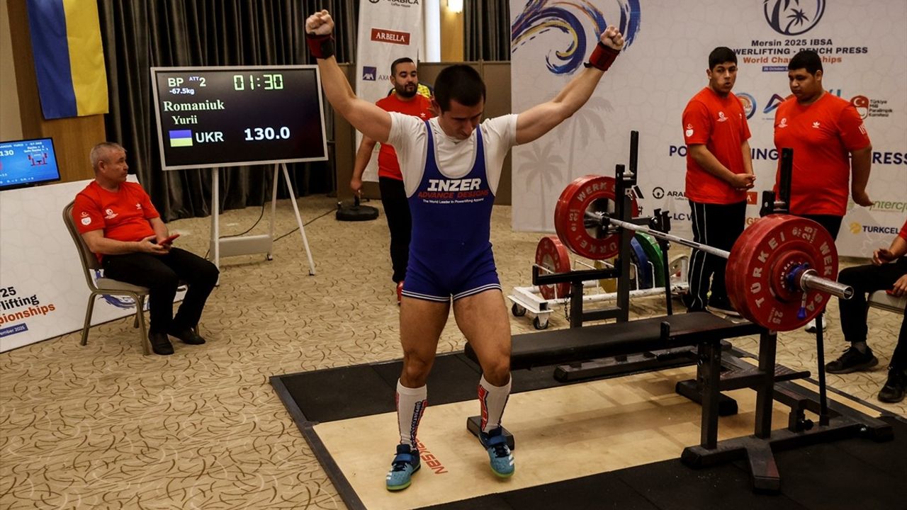 Görme Engelliler Dünya Halter Şampiyonası Mersin'de başladı — 9 ülke, 100'den fazla sporcu