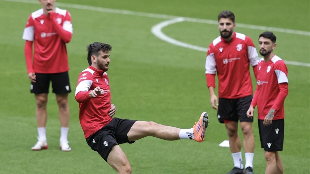 Gürcistan, Türkiye maçı hazırlıklarını Kocaeli'de tamamladı