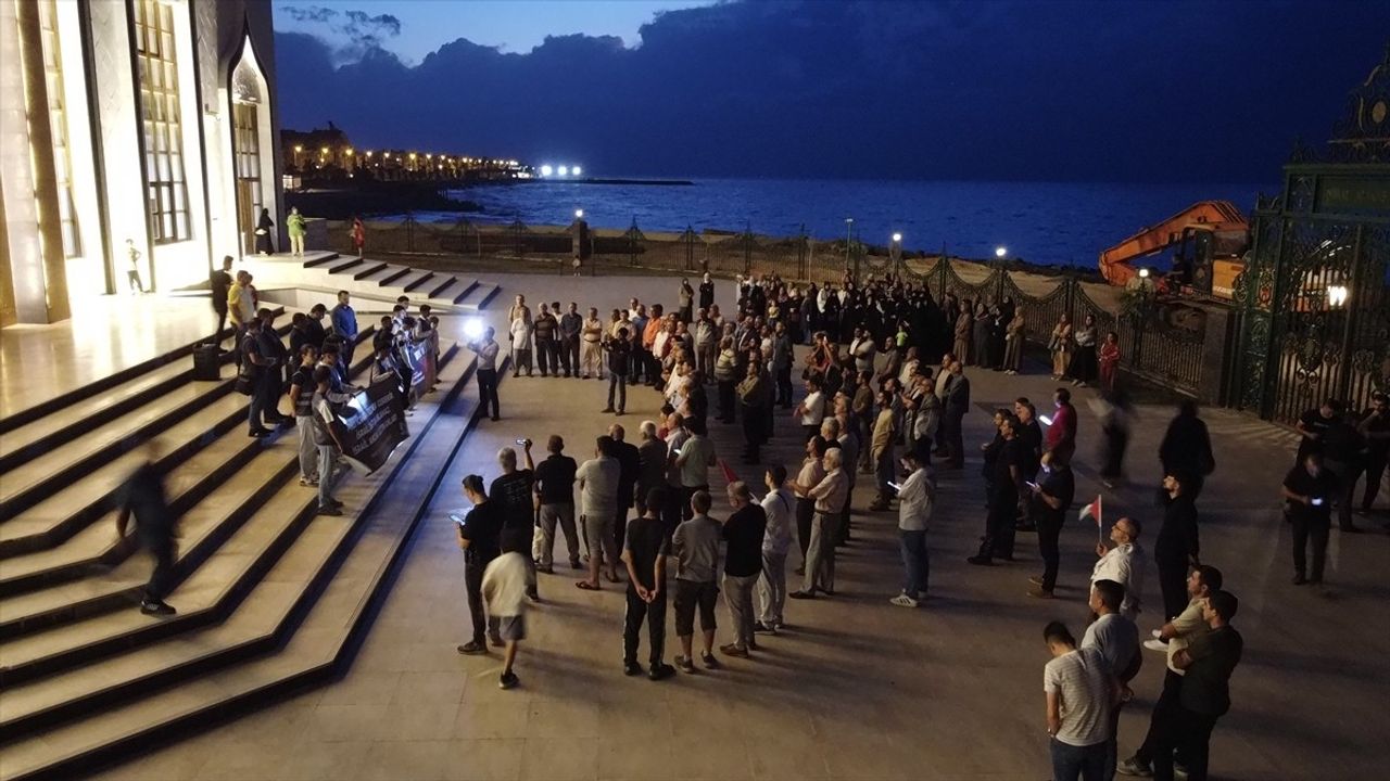 Hatay'da Aksa Tufanı'nın 2. Yılında Küresel Sumud Filosu'na Saldırı Protestosu