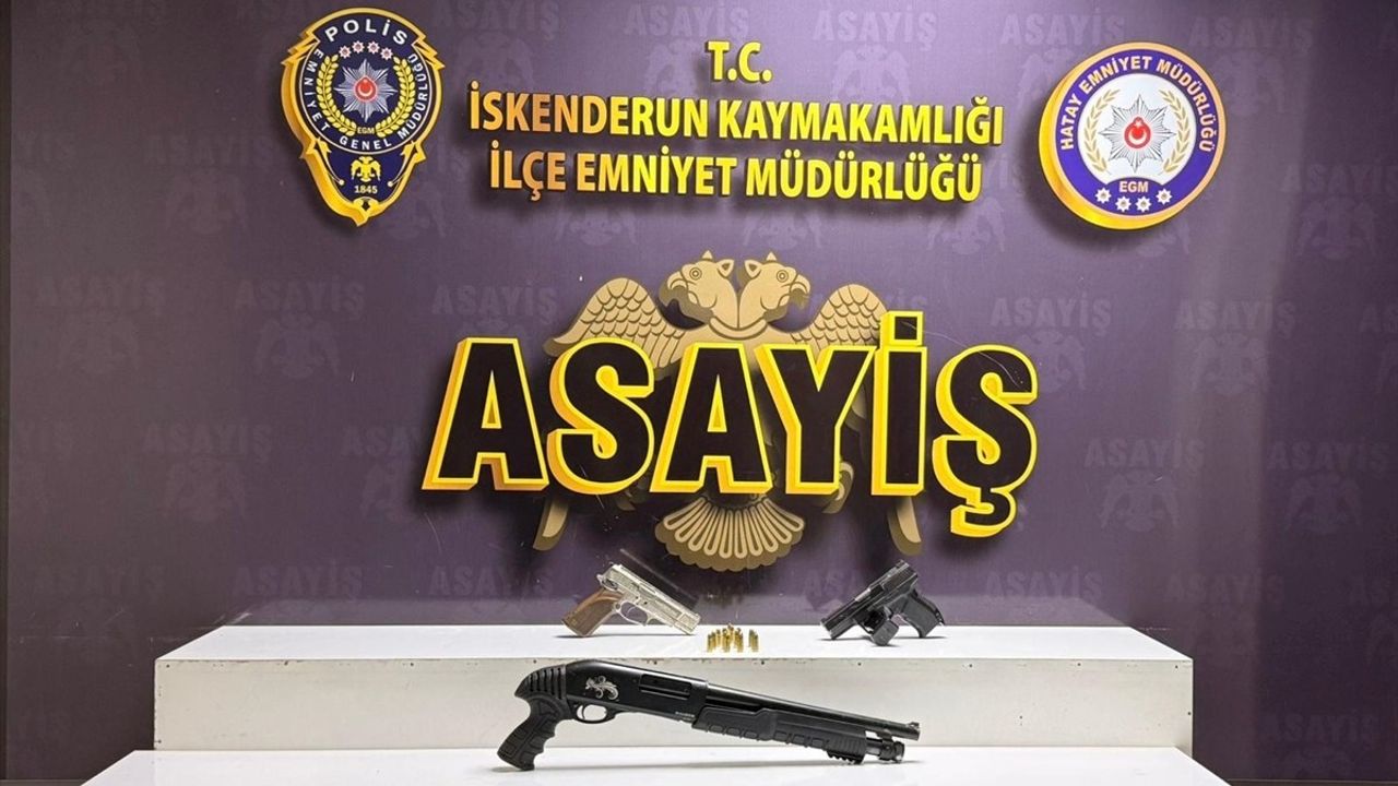 Hatay İskenderun'da Silahlı Kavga: 5 Zanlı Tutuklandı