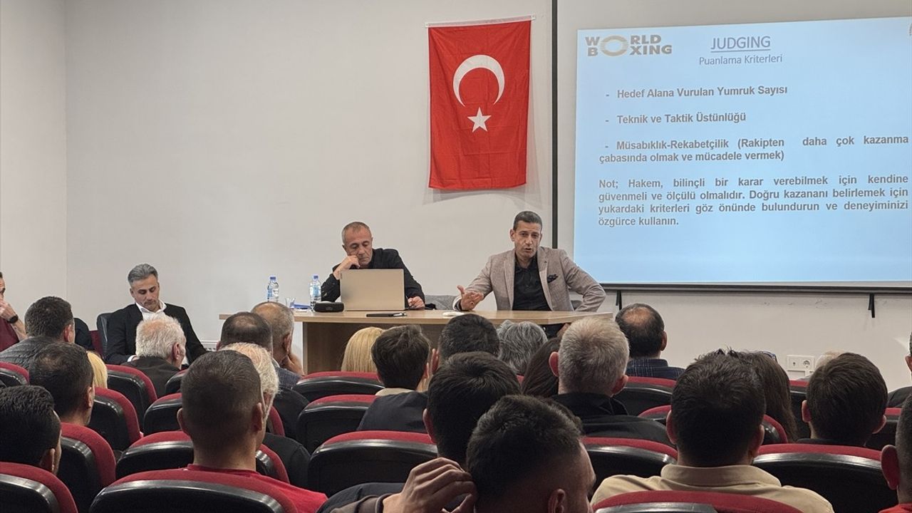 Hekimoğlu: Hakem Gelişim Semineriyle Türk Hakemliğini Avrupa'ya Taşıyacağız