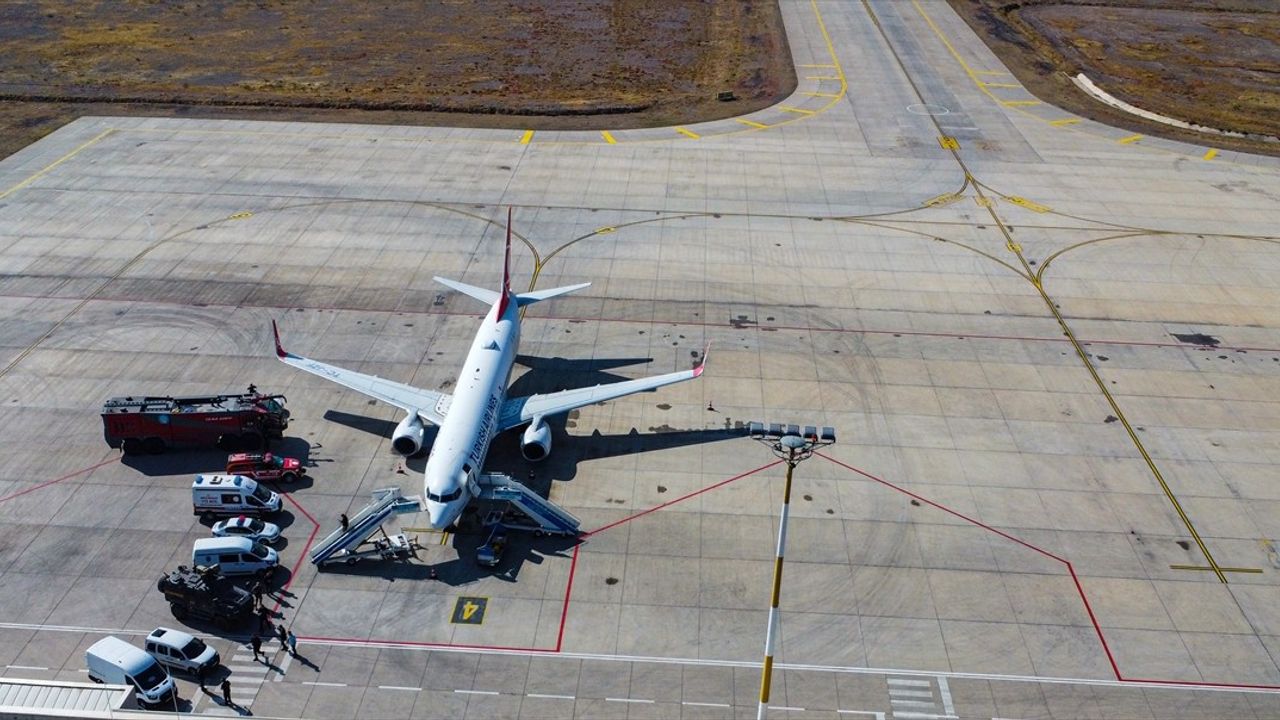 Iğdır Şehit Bülent Aydın Havalimanı'nda Patlayıcı Madde Tatbikatı