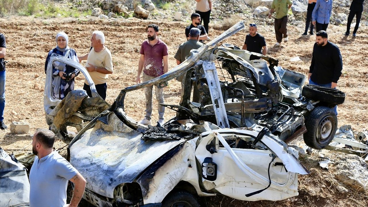 İsrail'in Nebatiye Saldırısı: İHA Vurdu, 1 Ölü 1 Yaralı