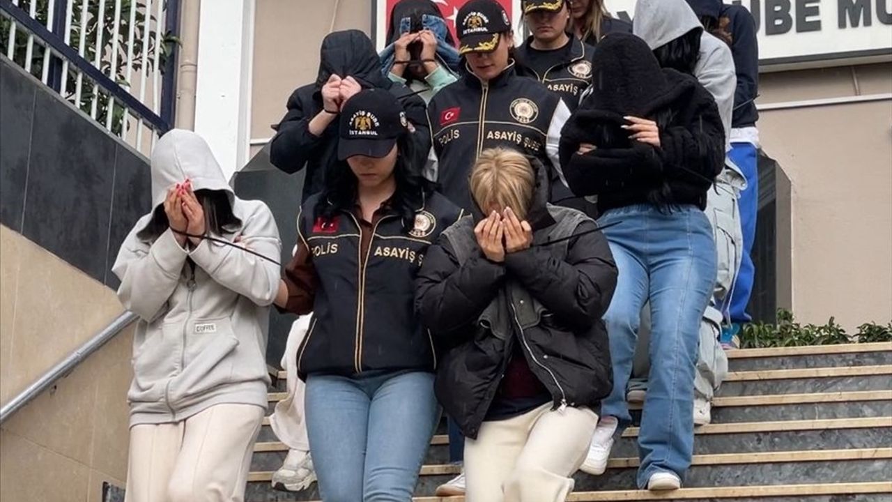 İstanbul Merkezli Fuhuş Operasyonunda 16 Tutuklama