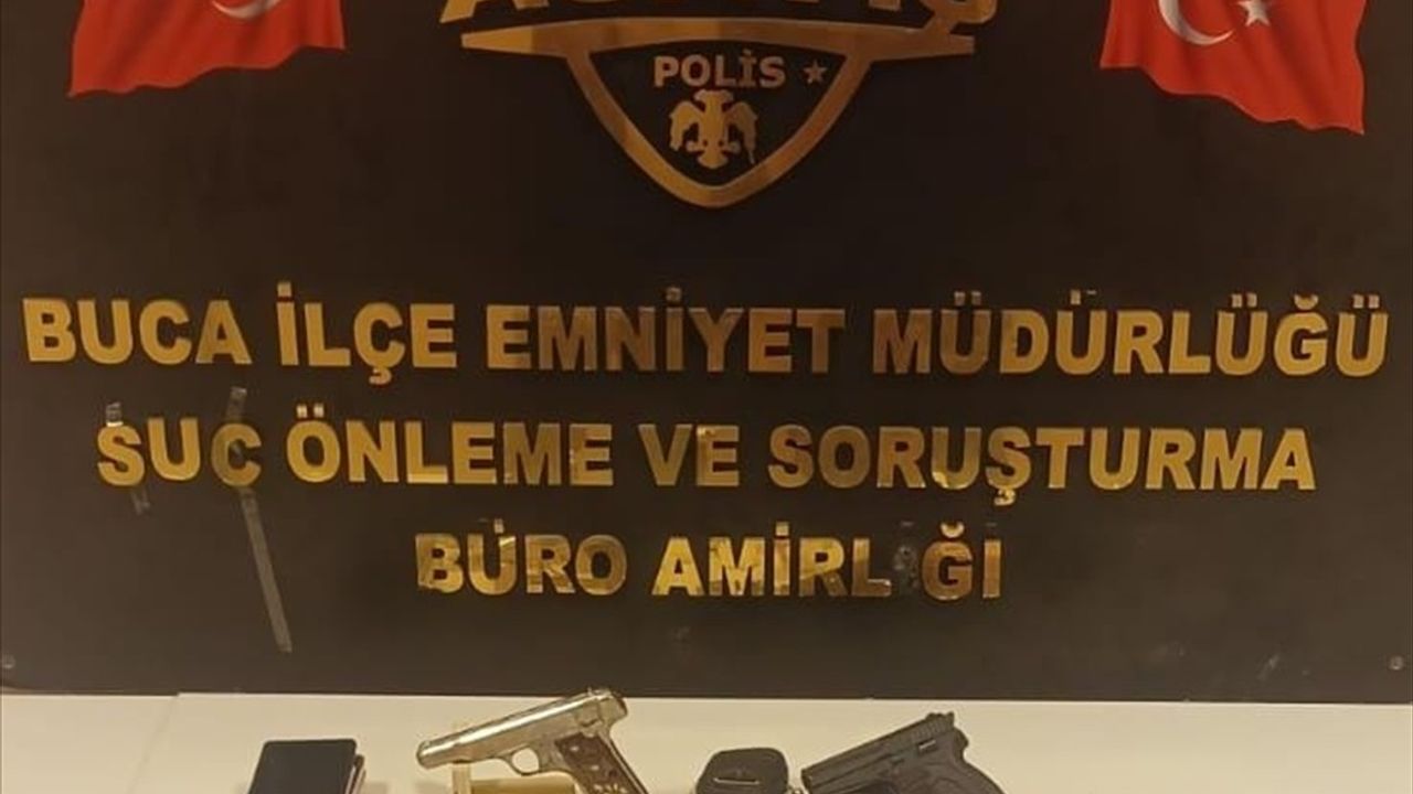 İzmir Buca'da ruhsatsız silah ve uyuşturucu operasyonu: 6 gözaltı
