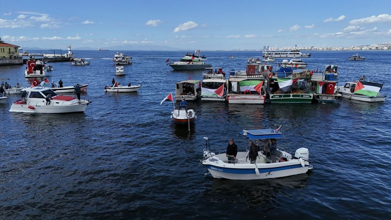 İzmir'den Filistin'e Deniz Desteği: Küresel Sumud Filosu'na Destek