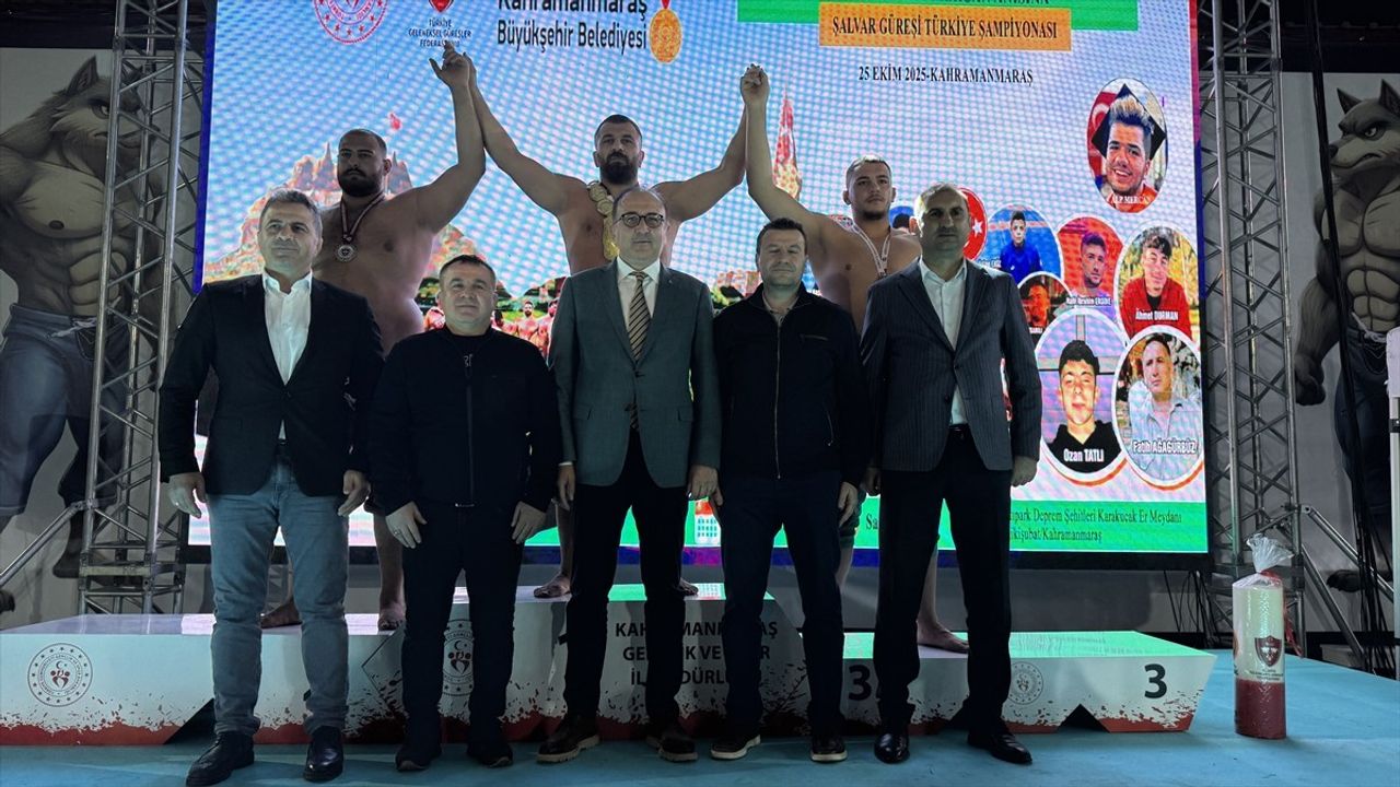 Kahramanmaraş’ta Kısa Şalvar Güreş Şampiyonası: Fatih Atlı ve İbrahim Ay Şampiyon