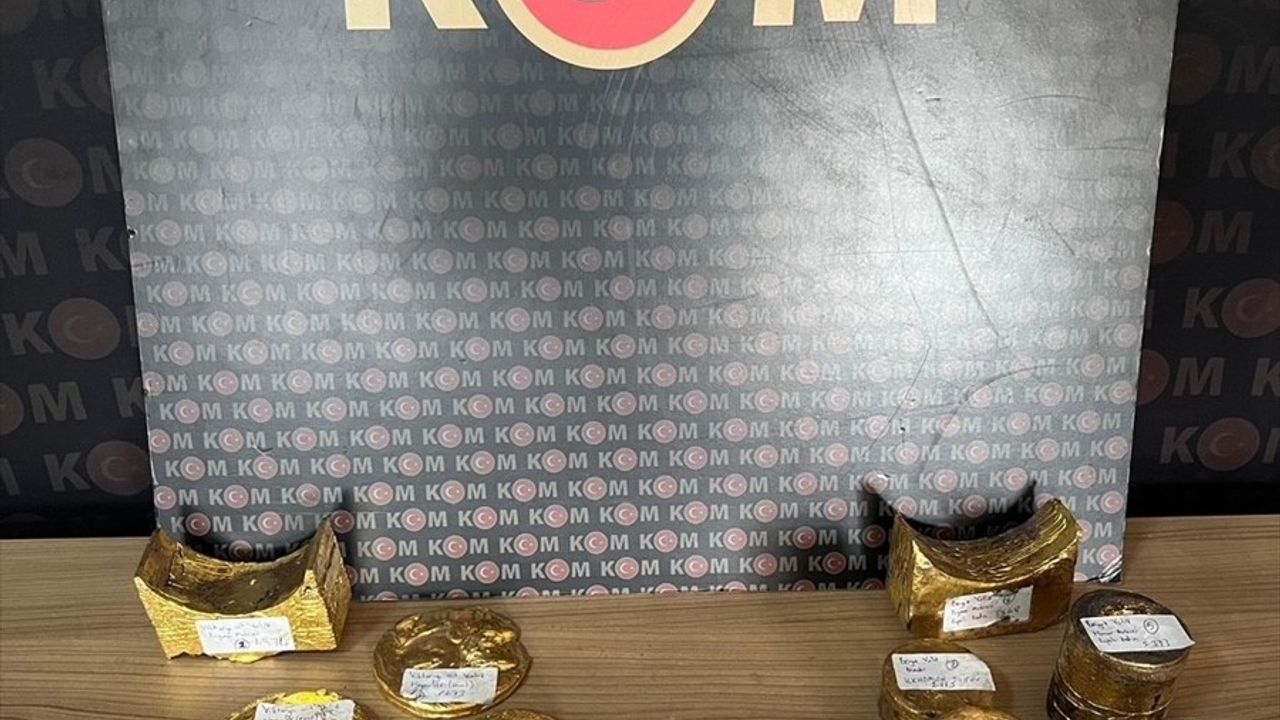 Kapadokya Havalimanı'nda 61 kilo 121 gram kaçak altın ele geçirildi