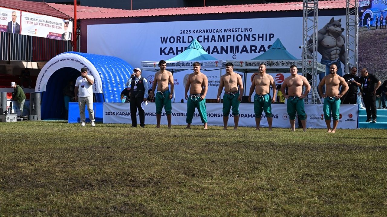 Karakucak Güreşleri Dünya Şampiyonası Kahramanmaraş'ta Başladı