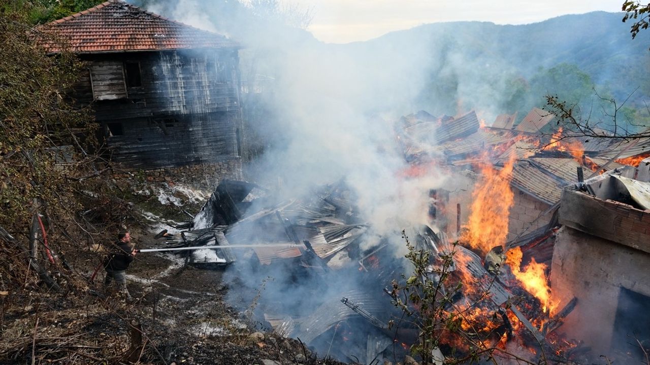 Kastamonu Bozkurt'ta Yangın: 2 Ev Zarar Gördü