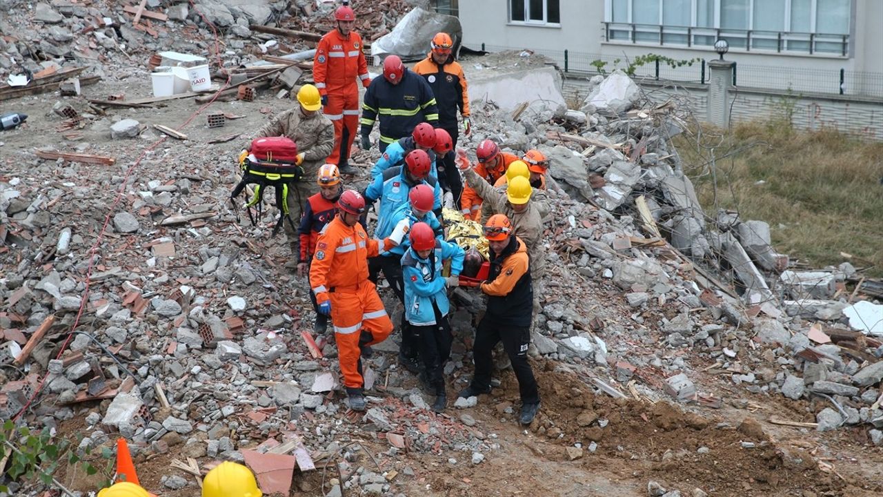 Kastamonu'da Tosya merkezli 7 büyüklüğünde deprem tatbikatı