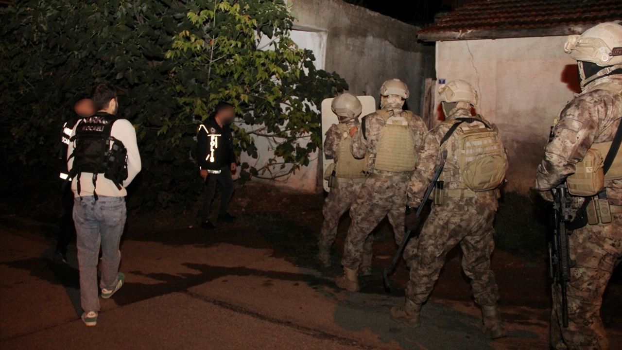 Kocaeli'de Uyuşturucu Operasyonunda 86 Kişi Tutuklandı