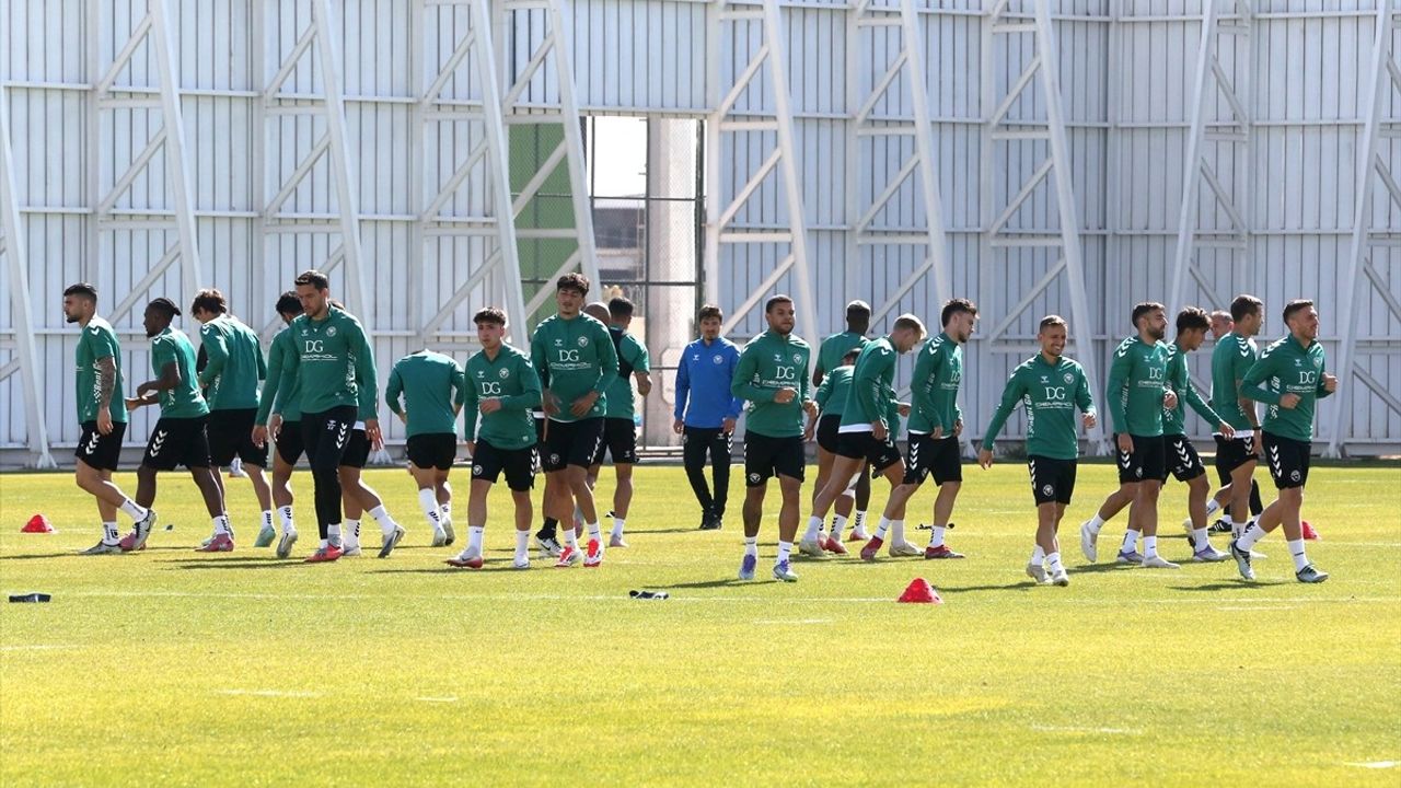 Konyaspor, Kocaelispor maçı öncesi hazırlıklarını sürdürüyor — Recep Uçar: "Kazanmak zorundayız"