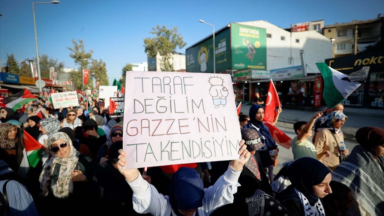 Malatya, Kahramanmaraş ve Şanlıurfa'da Gazze ve Sumud Filosu Protestosu