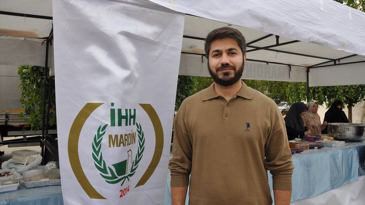 Mardin'de Gazze Yararına Hayır Çarşısı Açıldı — İHH Öncülüğünde