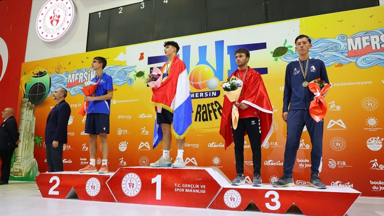 Mersin'de Bocce Volo Dünya Şampiyonası Sona Erdi: Görkem Duran Bronz
