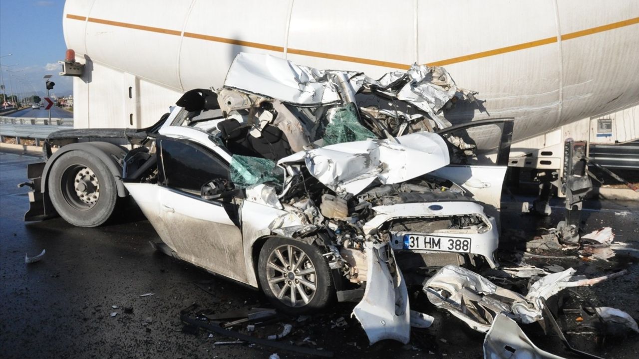 Mersin Silifke'de zincirleme trafik kazası: 1 yaralı
