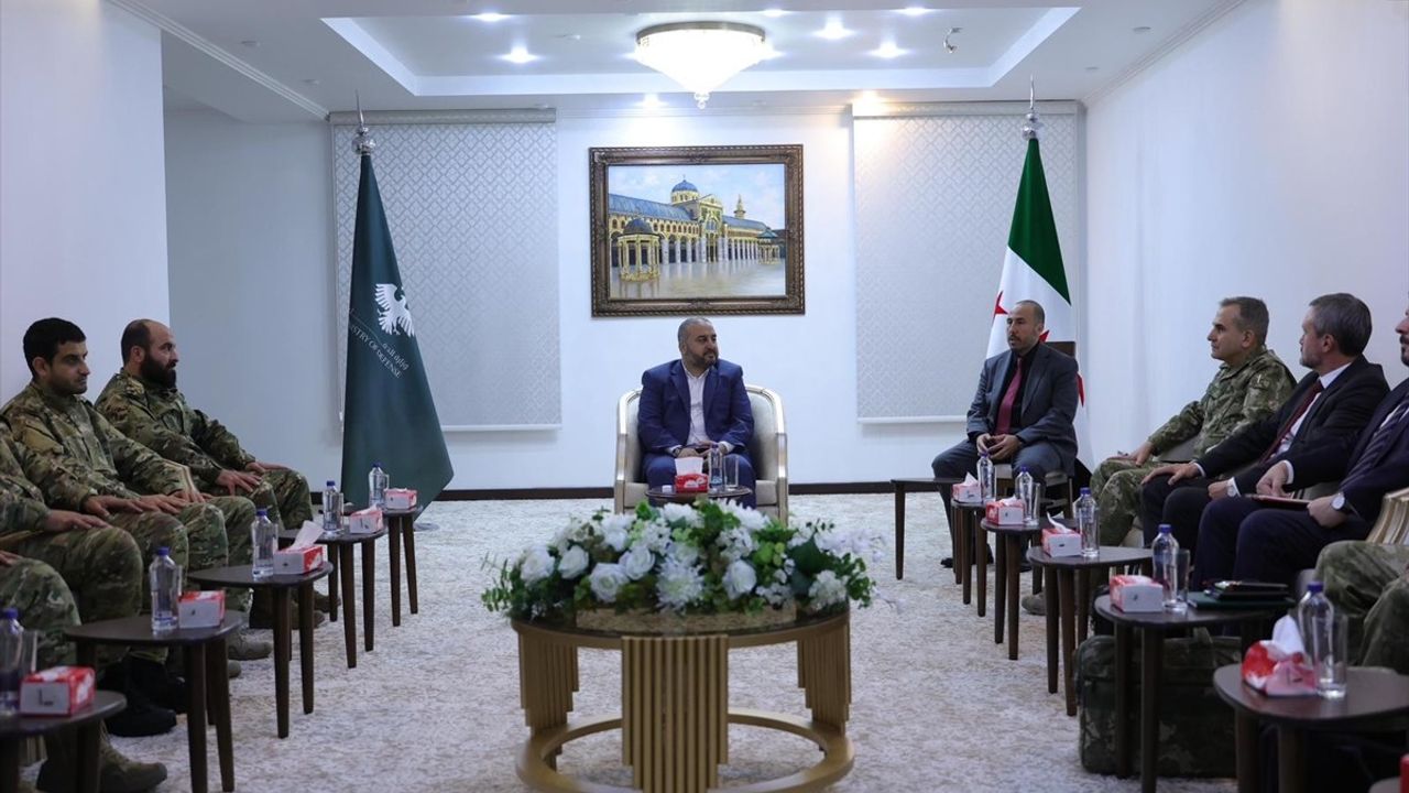 MSB Heyeti Şam'da: Korgeneral İlkay Altındağ, Murhef Ebu Kasra ile Görüştü