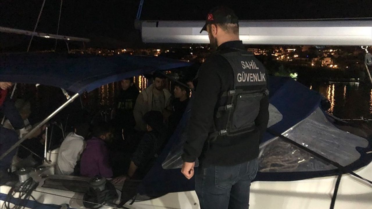 Muğla'da 106 düzensiz göçmen yakalandı, 1 şüpheli gözaltında