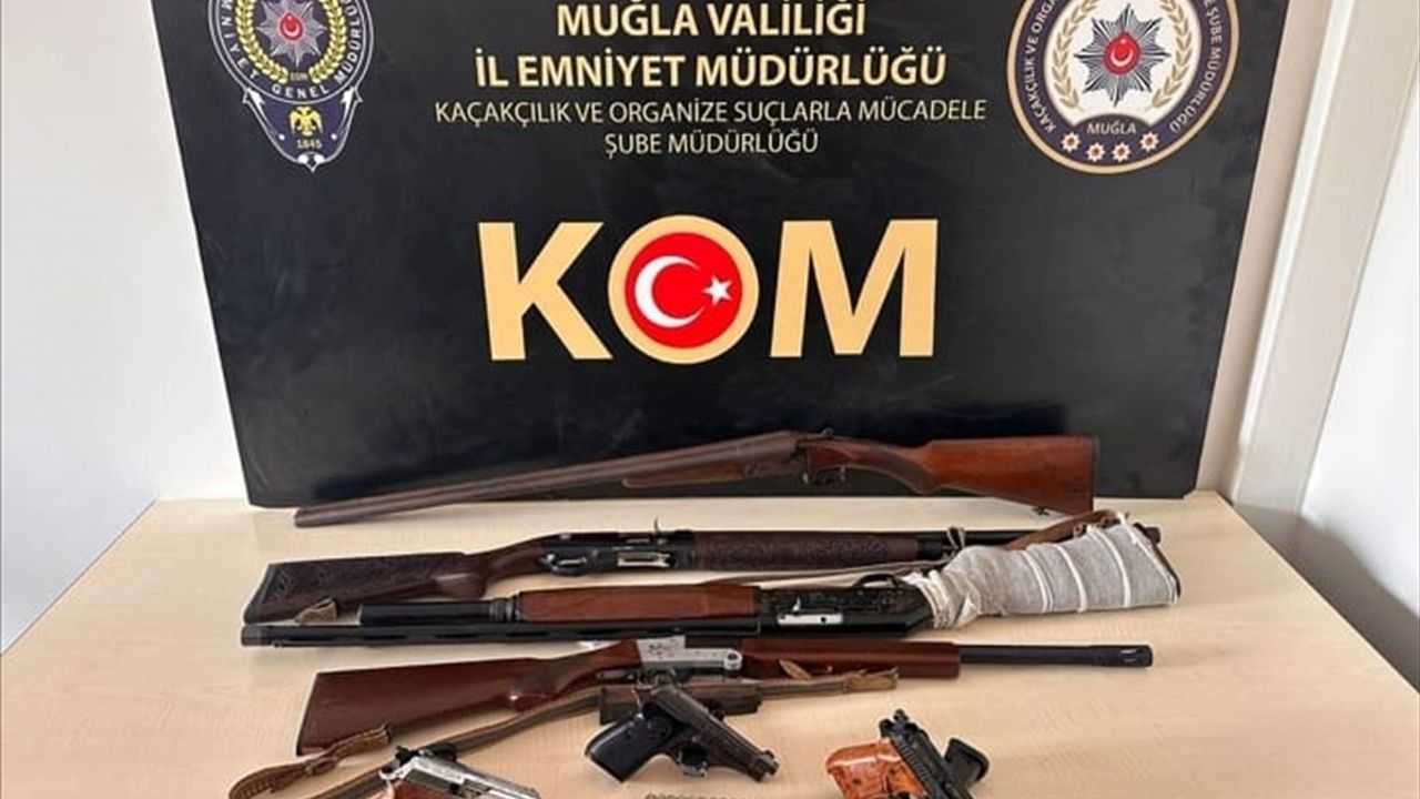 Muğla'da silah kaçakçılığı operasyonu: 4 şüpheli tutuklandı