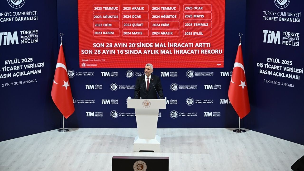 Ömer Bolat: Eylül İhracatı 22,6 Milyar Dolarla Rekor — 390 Milyar Hedefi Tutuldu