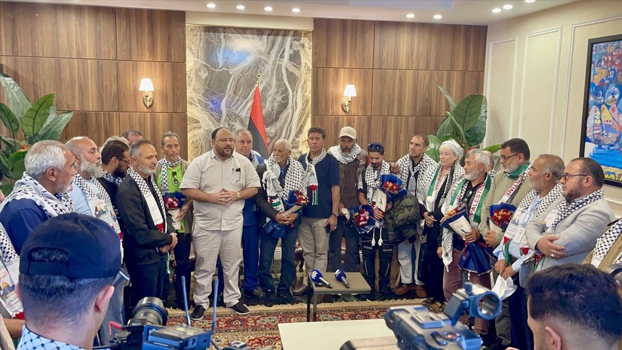 Ömer Muhtar'daki Libyalı Aktivistler Trablus'a Döndü — Küresel Sumud Filosu