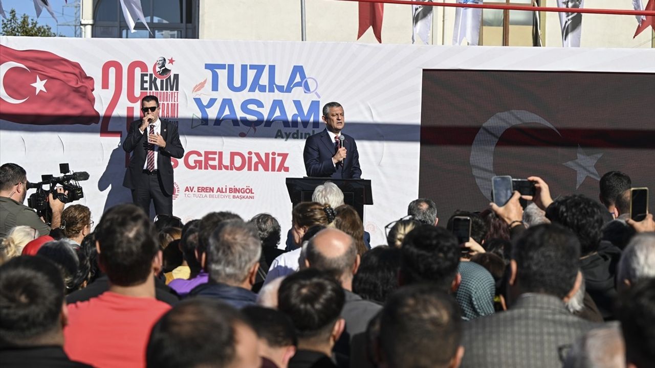 Özgür Özel: "Egemenlik Kayıtsız Şartsız Millete Aittir" — Tuzla Yaşam Aydınlı Açıldı