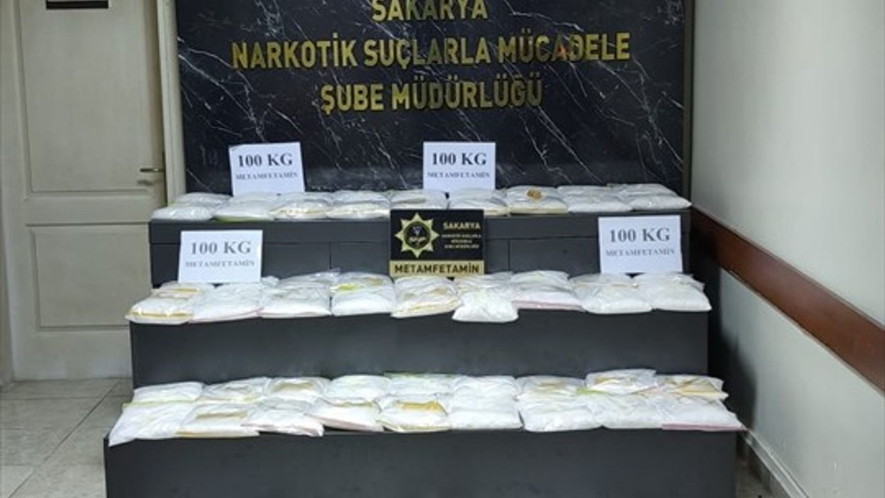 Sakarya'da 100 kg Sentetik Uyuşturucu Ele Geçirildi
