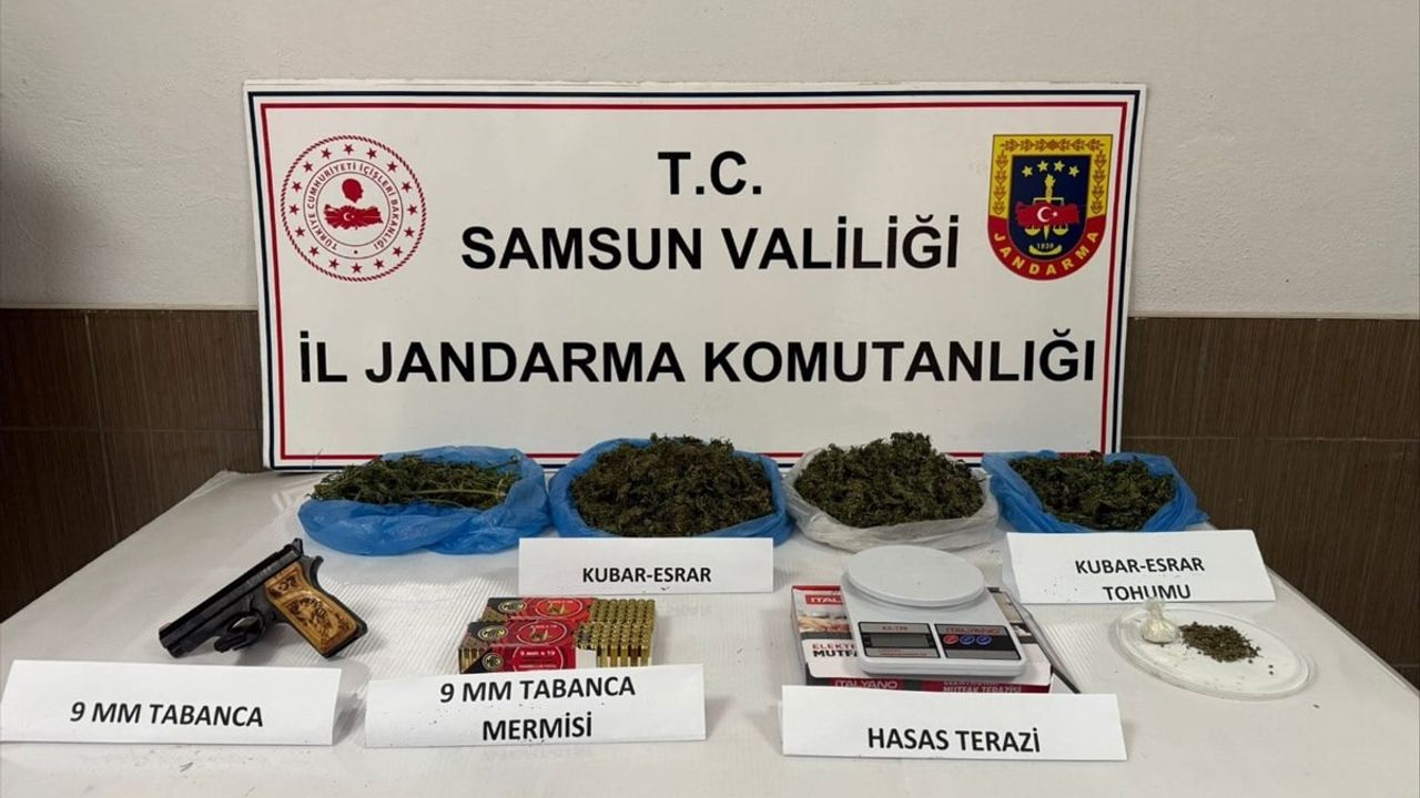 Samsun Çarşamba'da uyuşturucu operasyonu: 2 gözaltı
