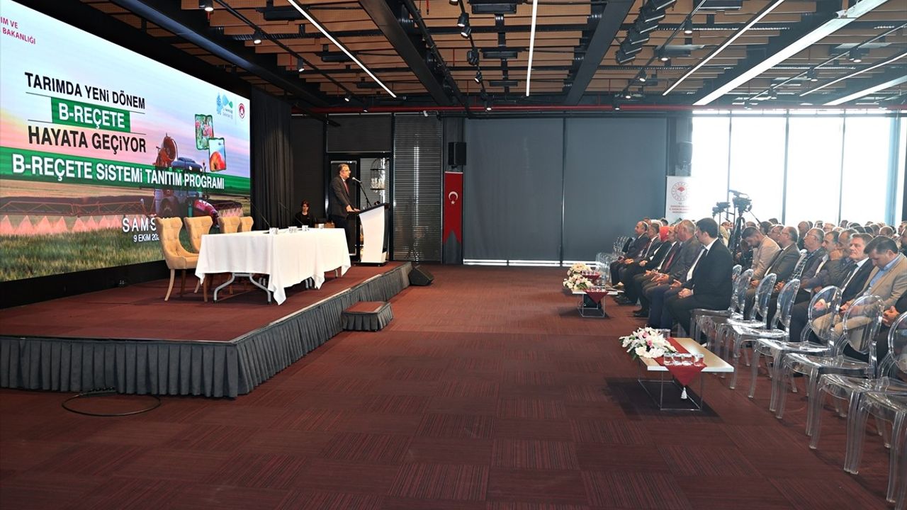 Samsun'da 'B-Reçete' ile Bitki Reçetesi Tanıtıldı