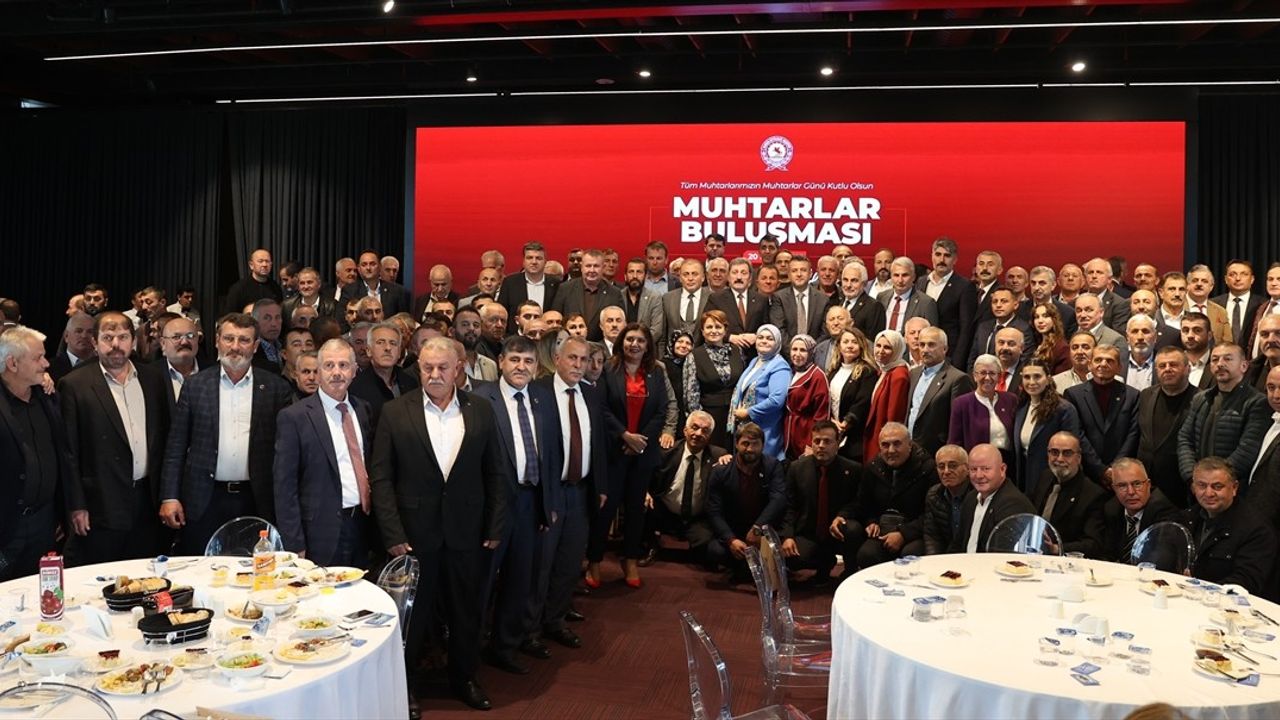 Samsun'da Muhtarlar Günü'nde Yaklaşık 1.000 Muhtar Bir Araya Geldi