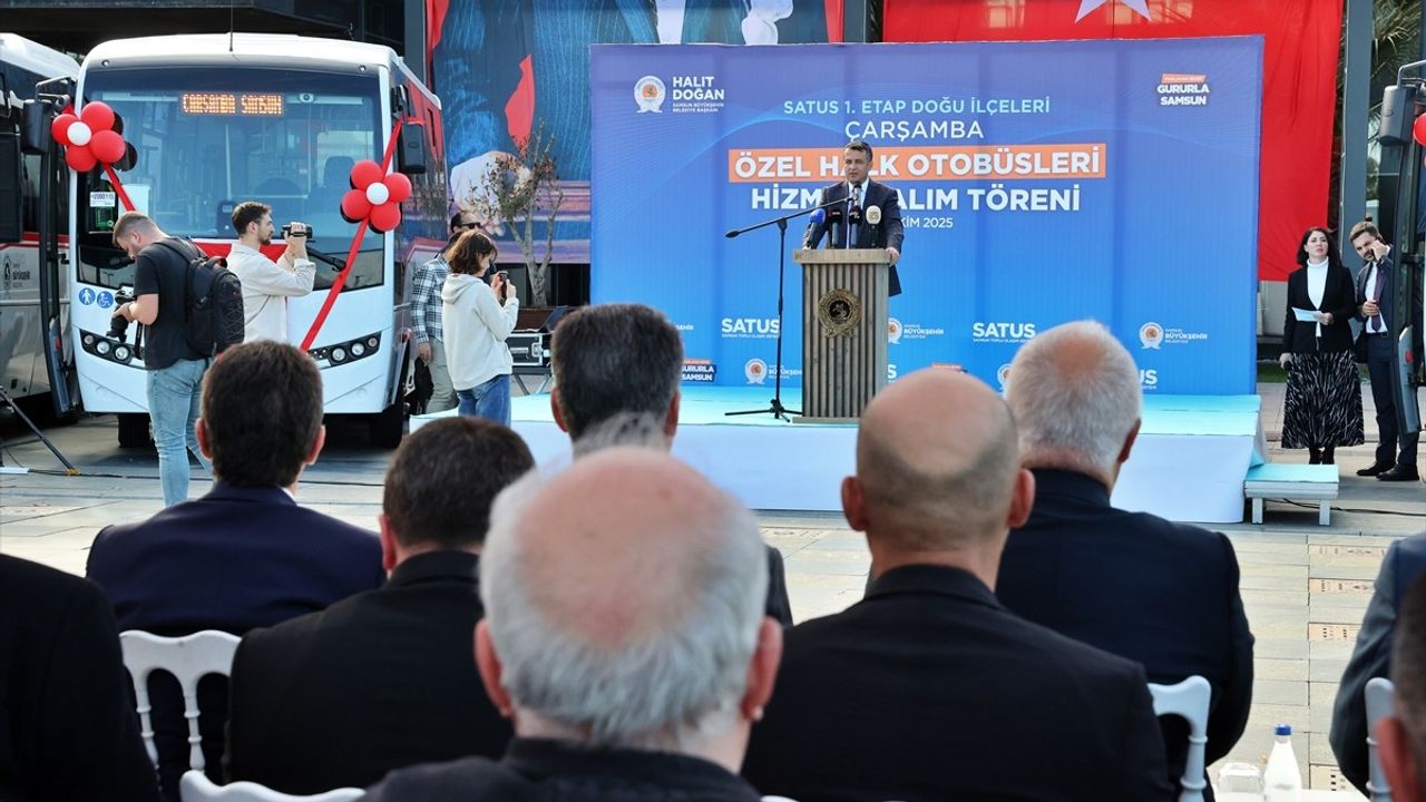 Samsun'da SATUS Başlıyor: Çarşamba ve Terme'ye 7 Yeni Otobüs