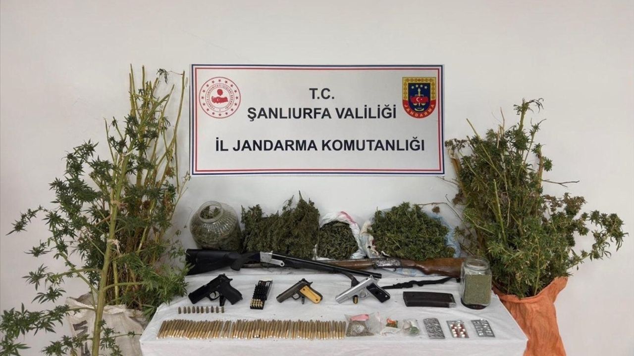Şanlıurfa Haliliye'de Uyuşturucu ve Silah Operasyonu: 3 Gözaltı