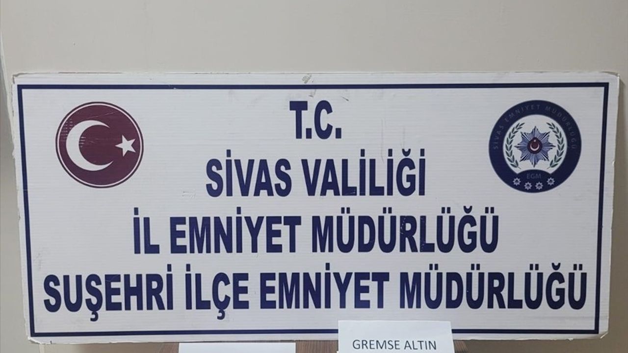 Sivas Suşehri'de Sahte Altınla Yakalanan 1 Şüpheli Tutuklandı
