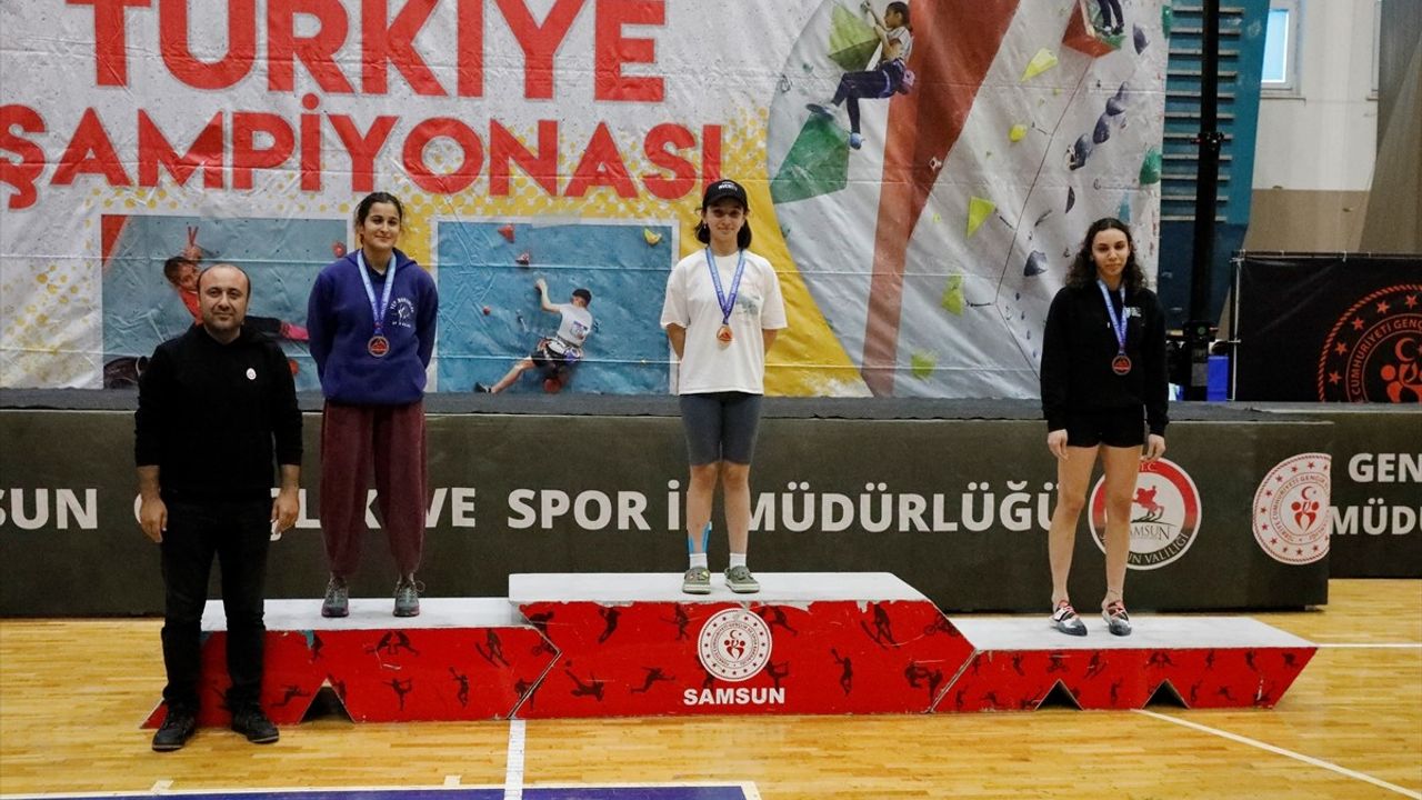 Spor Tırmanış Büyükler Türkiye Şampiyonası Samsun'da Sona Erdi