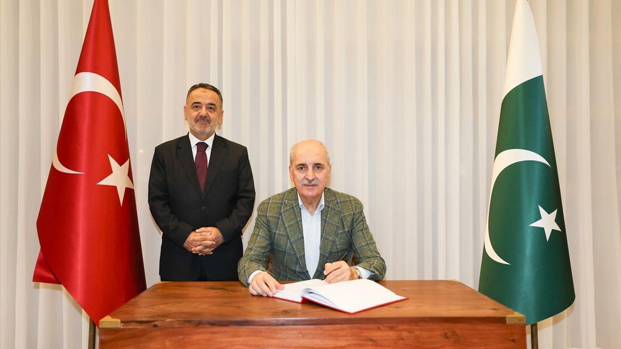 TBMM Başkanı Kurtulmuş İslamabad Büyükelçiliğini Ziyaret Etti