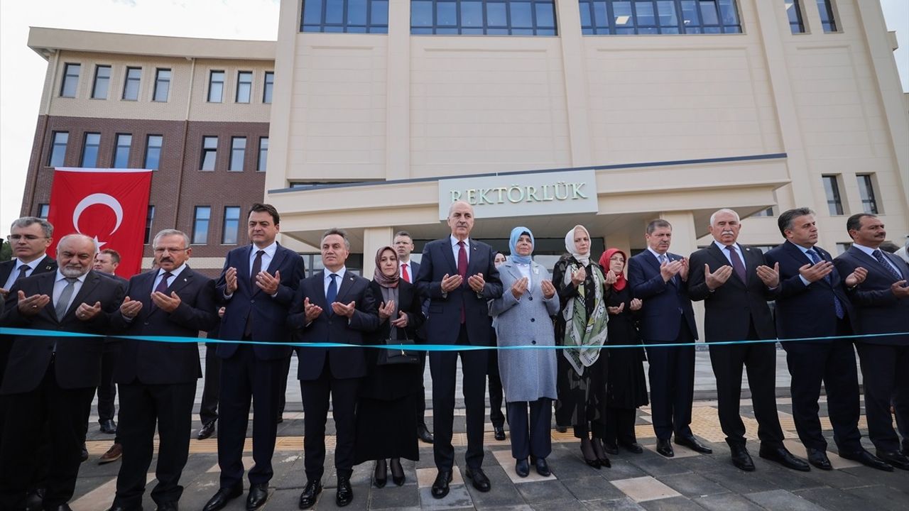 TBMM Başkanı Kurtulmuş TOGÜ'nün Yeni Rektörlük Binasını Açtı