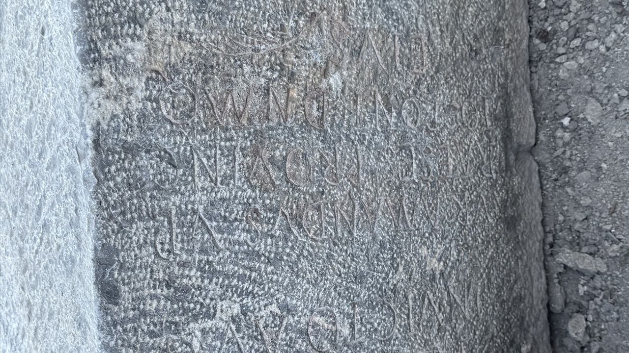 Tokat Sebastapolis'te 3 Yazıt Bulundu: I. Konstatin ve 'En tatlı' Mezar Yazıtı