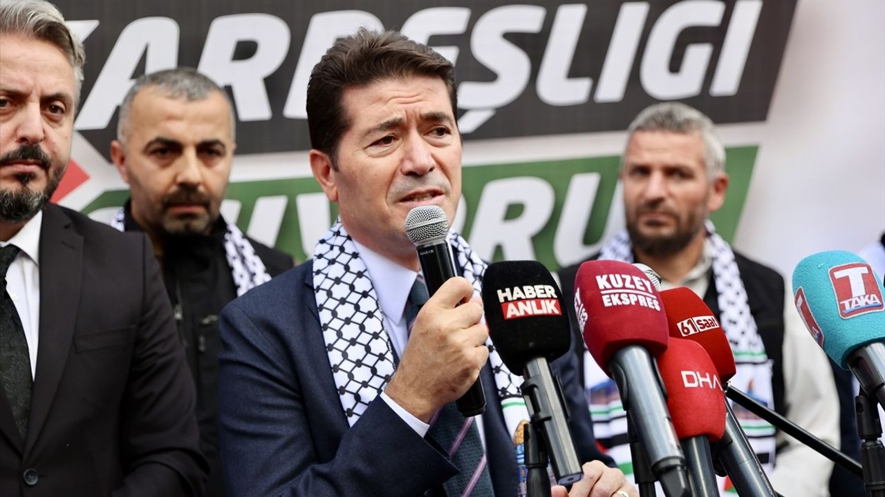 Trabzon'dan Gazze'ye 250 Ton İnsani Yardım: 10 Tır Yola Çıktı