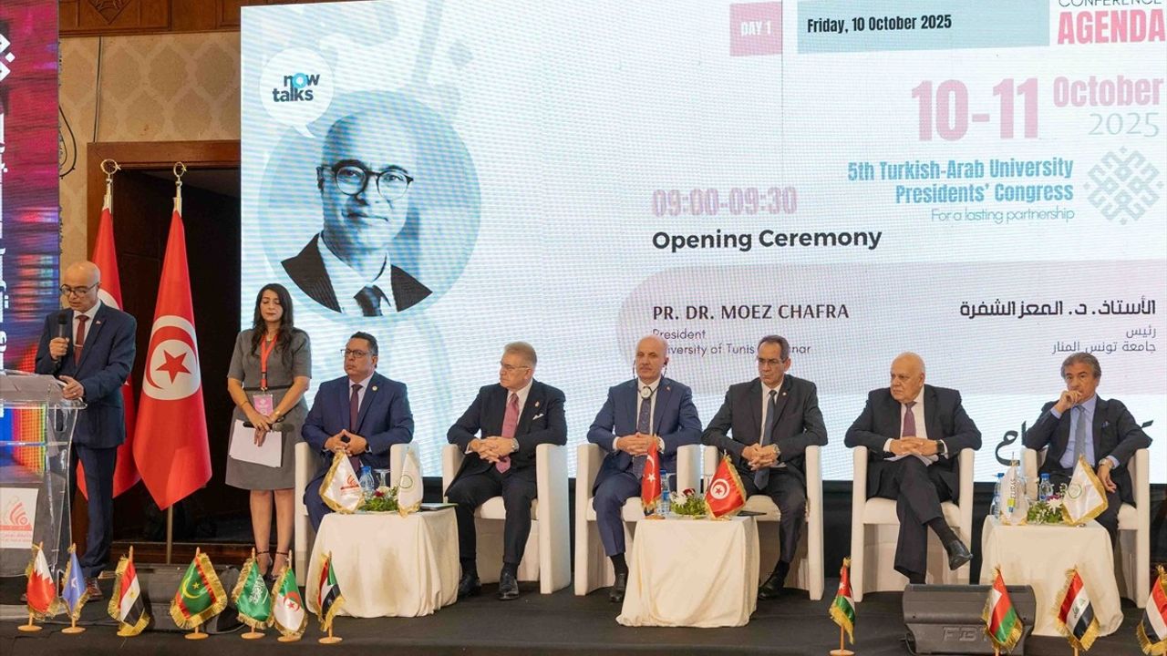 Tunus’ta Başladı: 5. Türk–Arap Üniversiteleri Kongresi’nde İş Birliği Öne Çıktı