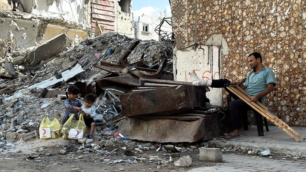 Türk Kızılay Gazze'de Gıda Yardımını Sürdürüyor