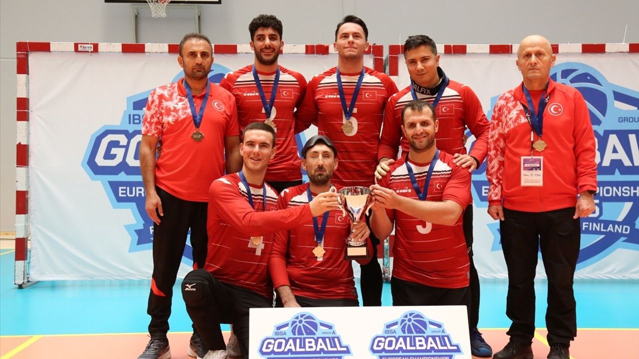Türkiye Erkek Golbol Milli Takımı 2025 IBSA Avrupa Şampiyonu