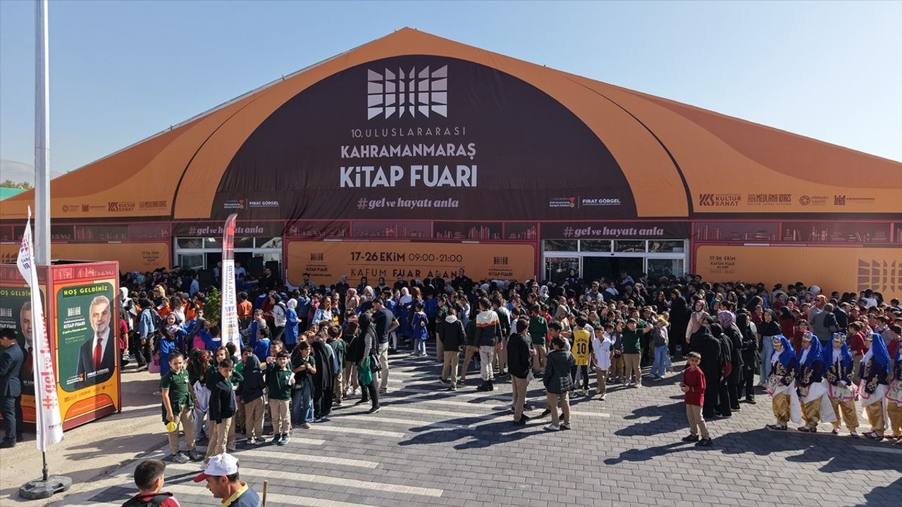 Uluslararası Kahramanmaraş Kitap Fuarı Başladı — 10. Yıl, 400 Yazar, 150 Yayınevi