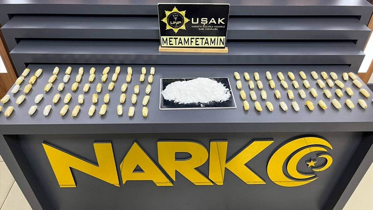 Uşak'ta Midelerinde 1,516 gr Metamfetamin Bulunan 3 İran Uyruklu Tutuklandı