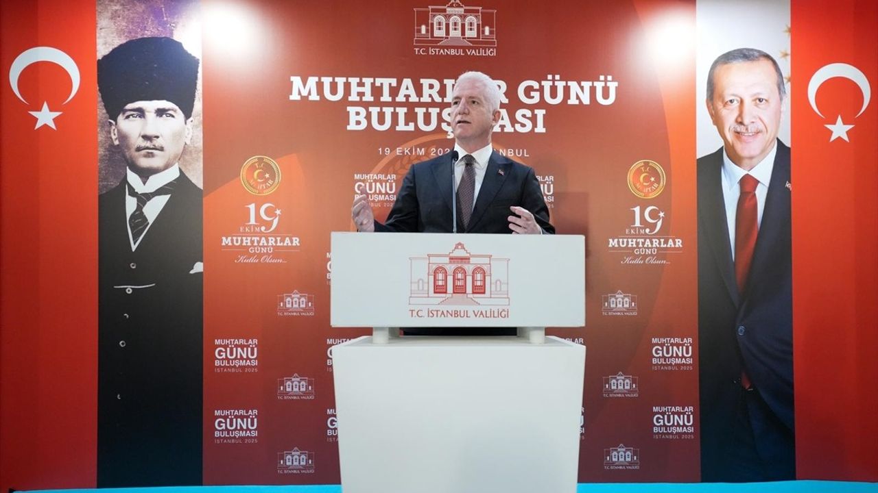Vali Davut Gül, 19 Ekim Muhtarlar Günü'nde Muhtarlarla Buluştu