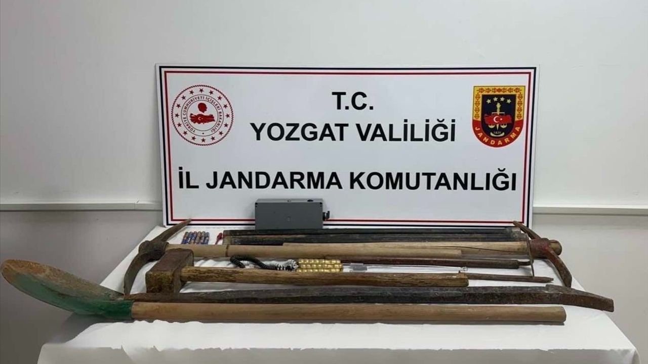 Yozgat Çekerek'te İzinsiz Kazı: 5 Şüpheli Gözaltında